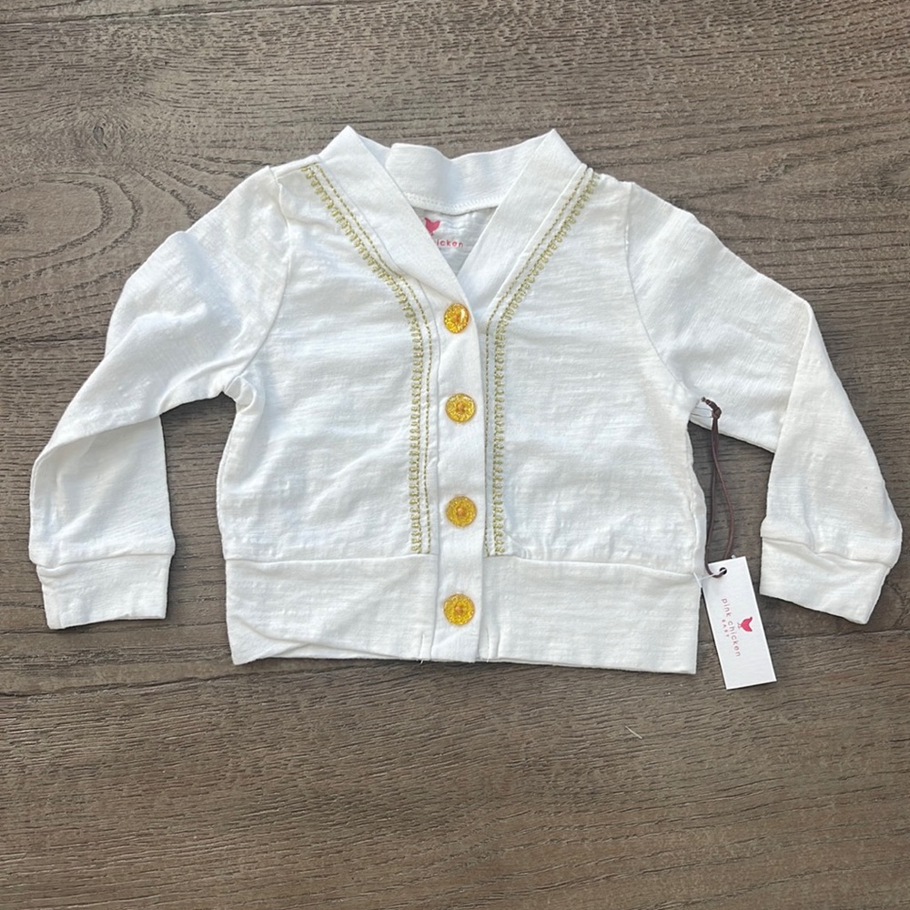 Pink Chicken Claire Cardi, baby, NWT